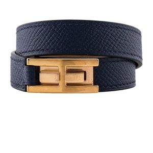 AUTHENTIC HERMES DRAG DOUBLE TOUR BRACELET